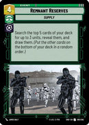 Remnant Reserves (093/262) [Shadows of the Galaxy] Foil