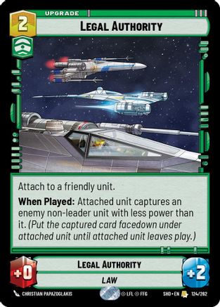 Legal Authority (124/262) [Shadows of the Galaxy] Foil