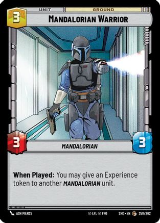 Mandalorian Warrior (258/262) [Shadows of the Galaxy] Foil