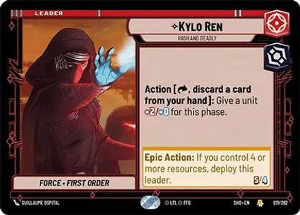 Kylo Ren - Rash and Deadly (011/262) [Shadows of the Galaxy]