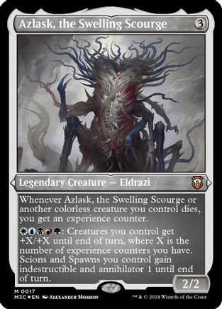 Azlask, the Swelling Scourge (Foil Etched) (M3C-017) [Modern Horizons 3 Commander] Foil