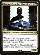 Kambal, Consul of Allocation (PRE-183S) [Kaladesh Promos] Foil