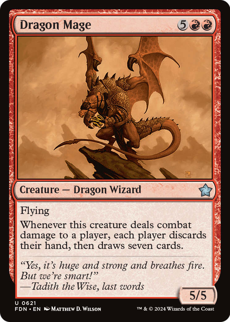 Dragon Mage (FDN-621) [Foundations]