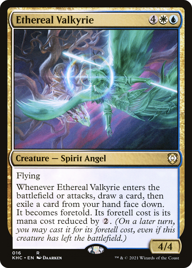 Ethereal Valkyrie (KHC-016) [Kaldheim Commander]