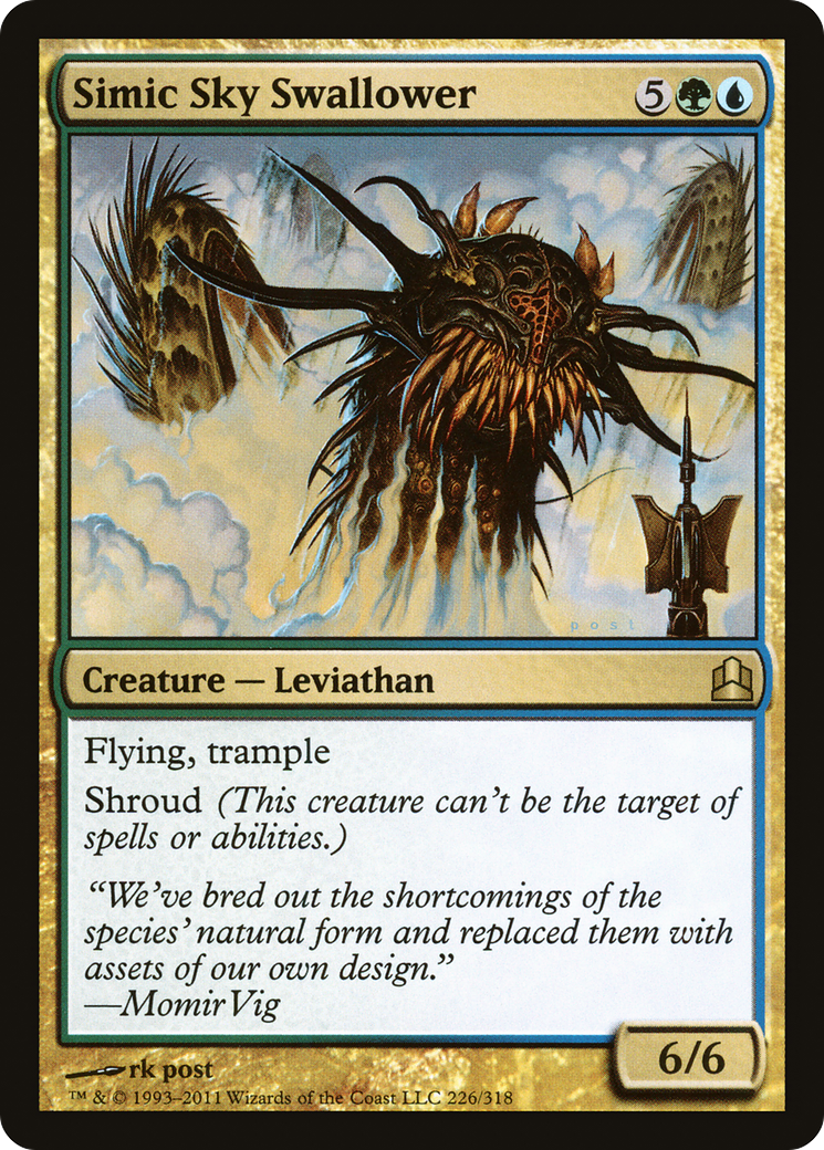 Simic Sky Swallower (CMD-226) [Commander 2011]