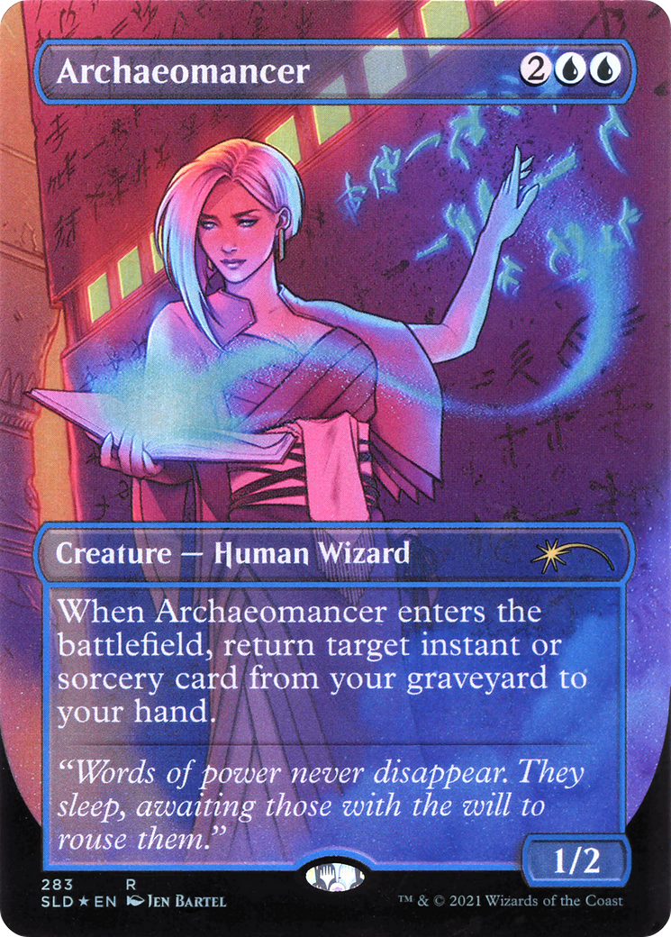 Archaeomancer (SLD-283) (Borderless) [Secret Lair Drop]