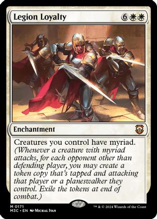 Legion Loyalty (Ripple Foil) (M3C-171) [Modern Horizons 3 Commander] Foil