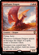 Goldspan Dragon (Ripple Foil) (M3C-212) [Modern Horizons 3 Commander] Foil