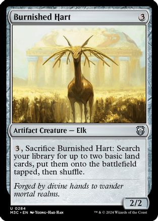 Burnished Hart (Ripple Foil) (M3C-284) [Modern Horizons 3 Commander] Foil