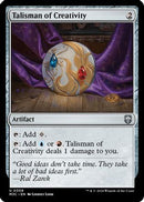 Talisman of Creativity (Ripple Foil) (M3C-308) [Modern Horizons 3 Commander] Foil
