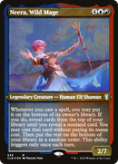 Neera, Wild Mage (Foil Etched) (CLB-545) [Commander Legends: Battle for Baldur's Gate] Foil