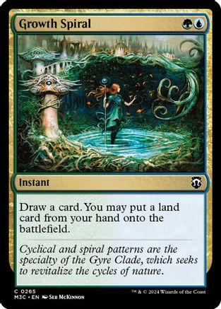 Growth Spiral (Ripple Foil) (M3C-265) [Modern Horizons 3 Commander] Foil