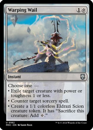 Warping Wail (Ripple Foil) (M3C-162) [Modern Horizons 3 Commander] Foil