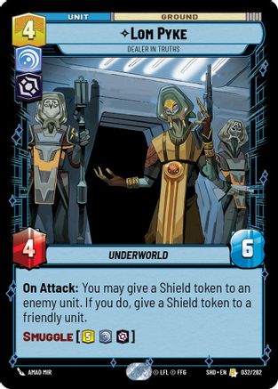 Lom Pyke - Dealer in Truths (032/262) [Shadows of the Galaxy] Foil