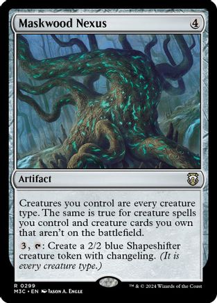 Maskwood Nexus (Ripple Foil) (M3C-299) [Modern Horizons 3 Commander] Foil