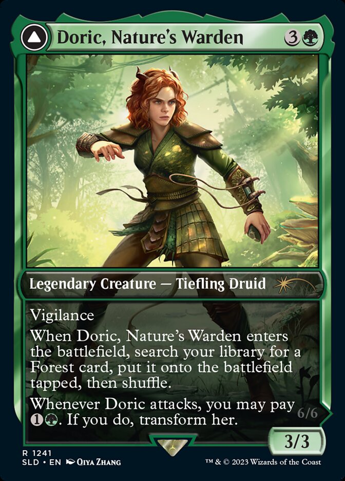 Casal, Lurkwood Pathfinder // Casal, Pathbreaker Owlbear (SLD-1241) [Secret Lair Drop]