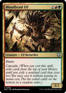 Bloodbraid Elf (Ripple Foil) [Modern Horizons 3 Commander]