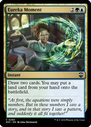 Eureka Moment (Ripple Foil) (M3C-260) [Modern Horizons 3 Commander] Foil