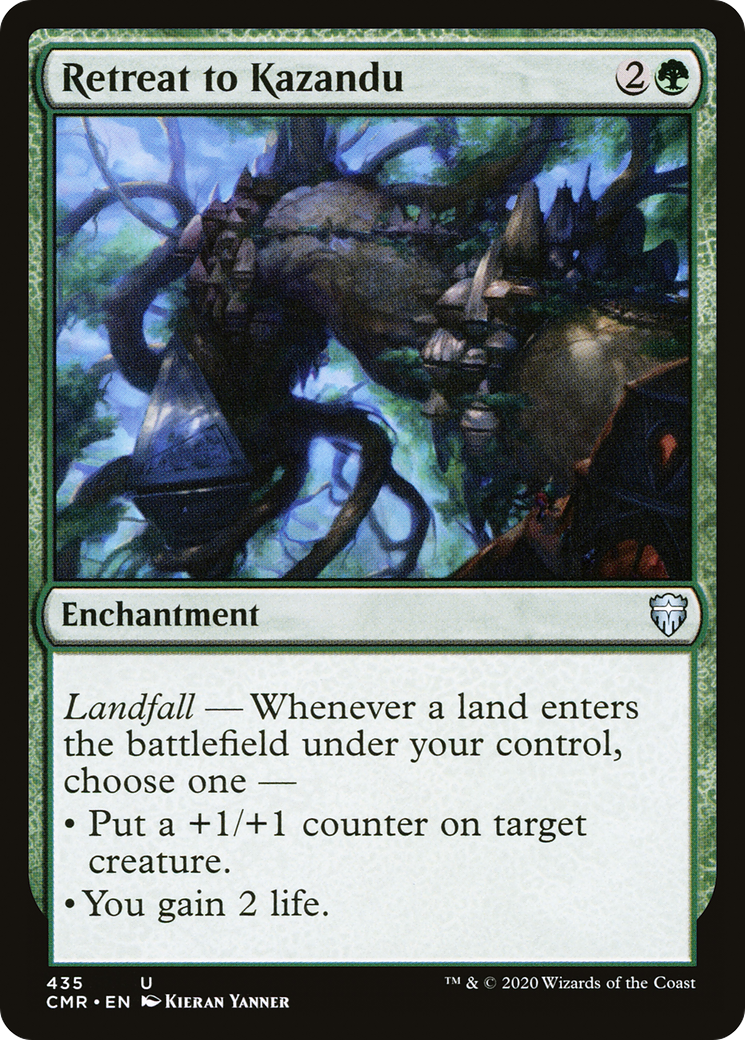 Retreat to Kazandu (CMR-435) [Commander Legends]