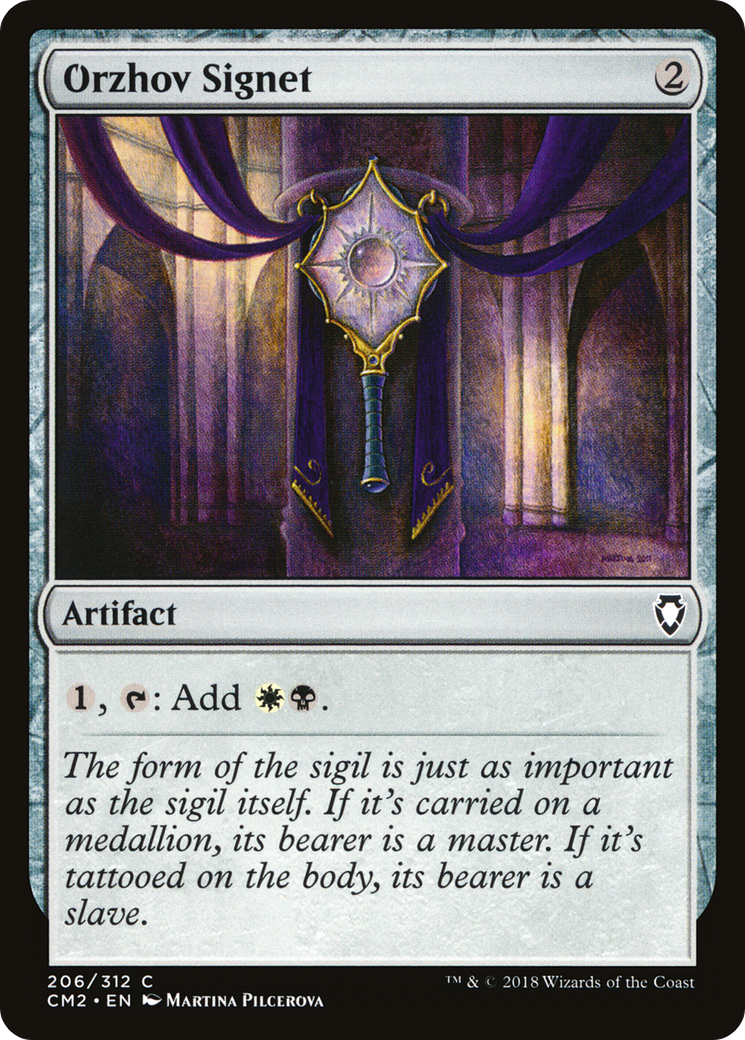 Orzhov Signet (CM2-206) [Commander Anthology Volume II]