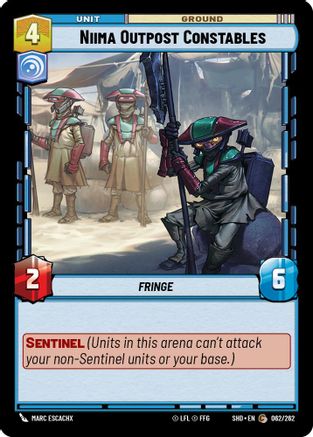 Niima Outpost Constables (062/262) [Shadows of the Galaxy] Foil