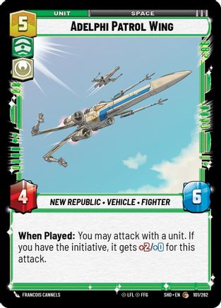 Adelphi Patrol Wing (101/262) [Shadows of the Galaxy] Foil