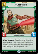 Cobb Vanth - The Marshal (115/262) [Shadows of the Galaxy] Foil