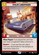 Stolen Landspeeder (161/262) [Shadows of the Galaxy] Foil