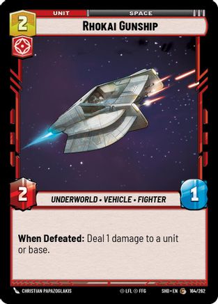 Rhokai Gunship (164/262) [Shadows of the Galaxy] Foil