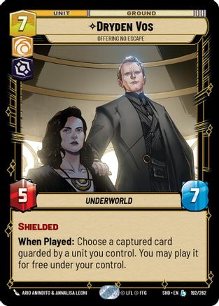 Dryden Vos - Offering No Escape (192/262) [Shadows of the Galaxy] Foil