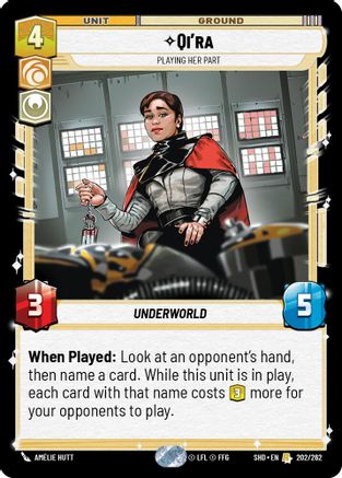 Qi'ra - Playing Her Part (202/262) [Shadows of the Galaxy] Foil