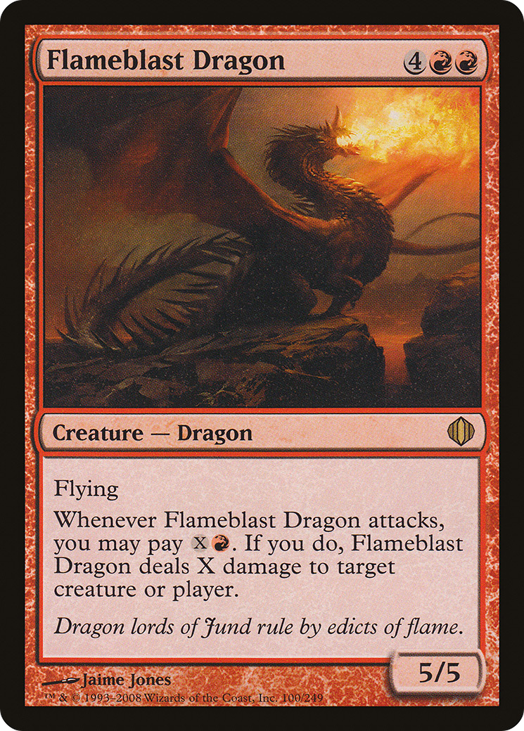 Flameblast Dragon (ALA-100) [Shards of Alara]