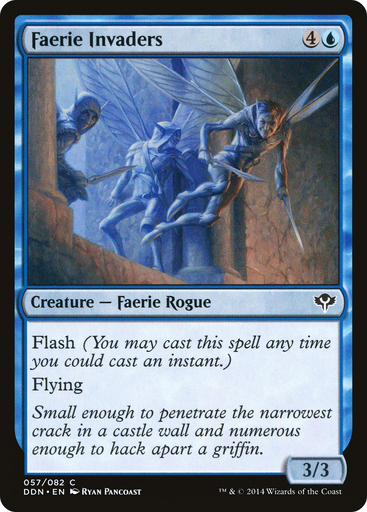 Faerie Invaders (DDN-057) [Duel Decks: Speed vs. Cunning]