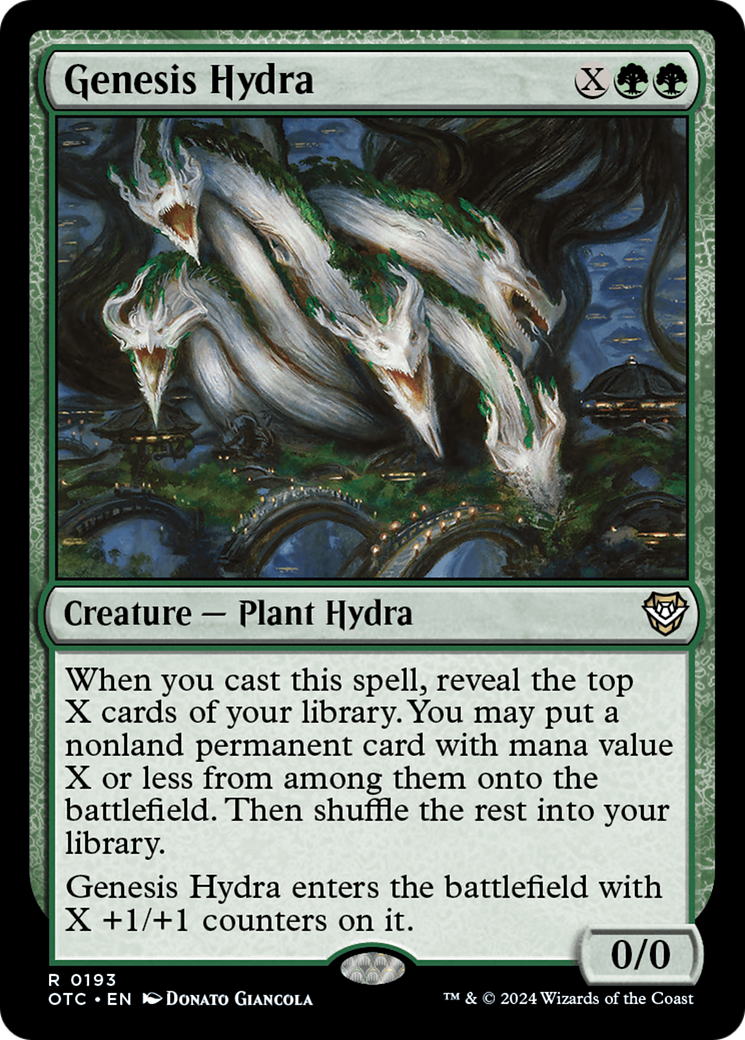 Genesis Hydra (OTC-193) [Outlaws of Thunder Junction Commander]
