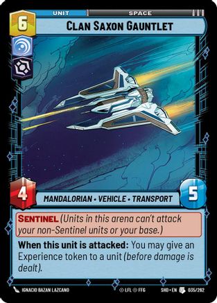 Clan Saxon Gauntlet (035/262) [Shadows of the Galaxy] Foil