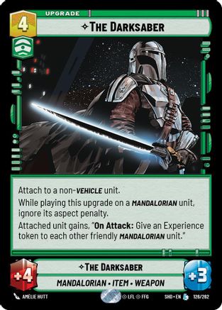 The Darksaber (126/262) [Shadows of the Galaxy] Foil