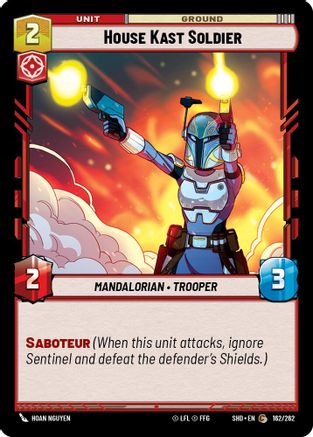 House Kast Soldier (162/262) [Shadows of the Galaxy] Foil