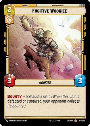 Fugitive Wookiee (211/262) [Shadows of the Galaxy] Foil