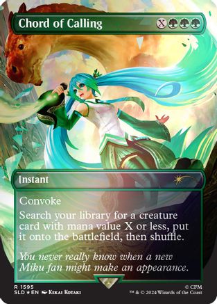 Chord of Calling (Rainbow Foil) (SLD-1595) [Secret Lair Drop Series] Foil