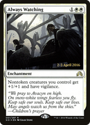 Always Watching (PRE-01S) [Shadows over Innistrad Promos] Foil