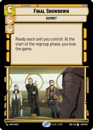 Final Showdown (208/262) [Shadows of the Galaxy] Foil