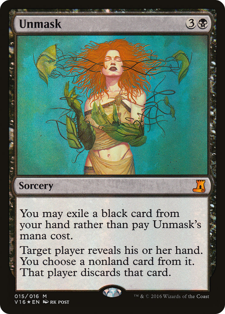 Unmask (V16-015) [From the Vault: Lore] Foil
