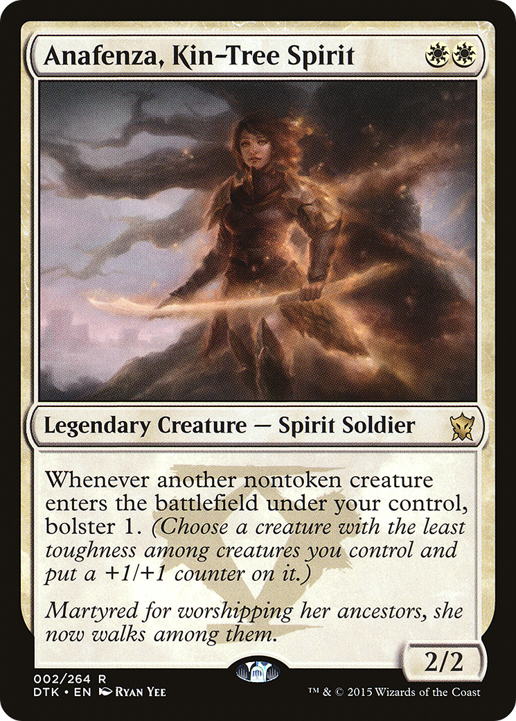 Anafenza, Kin-Tree Spirit (DTK-002) [Dragons of Tarkir] Foil