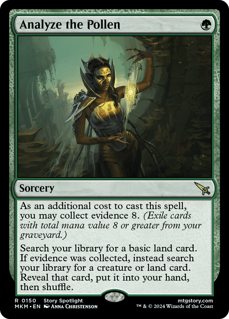 Analyze the Pollen (MKM-150) [Murders at Karlov Manor] Foil
