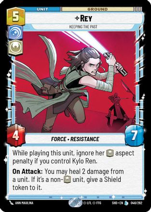 Rey - Keeping the Past (046/262) [Shadows of the Galaxy] Foil