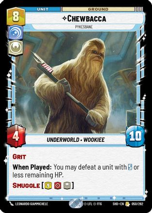 Chewbacca - Pykesbane (050/262) [Shadows of the Galaxy] Foil