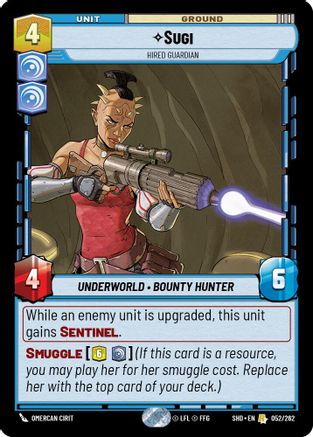 Sugi - Hired Guardian (052/262) [Shadows of the Galaxy] Foil