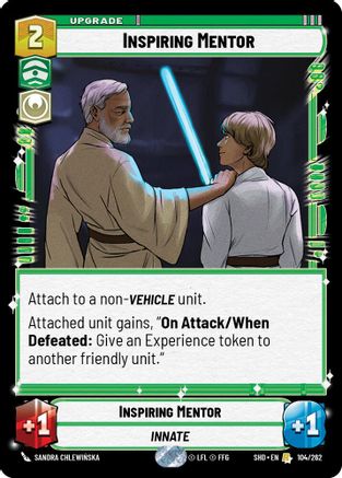 Inspiring Mentor (104/262) [Shadows of the Galaxy] Foil