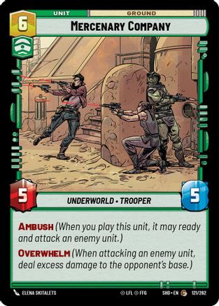 Mercenary Company (121/262) [Shadows of the Galaxy] Foil
