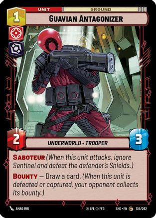 Guavian Antagonizer (134/262) [Shadows of the Galaxy] Foil